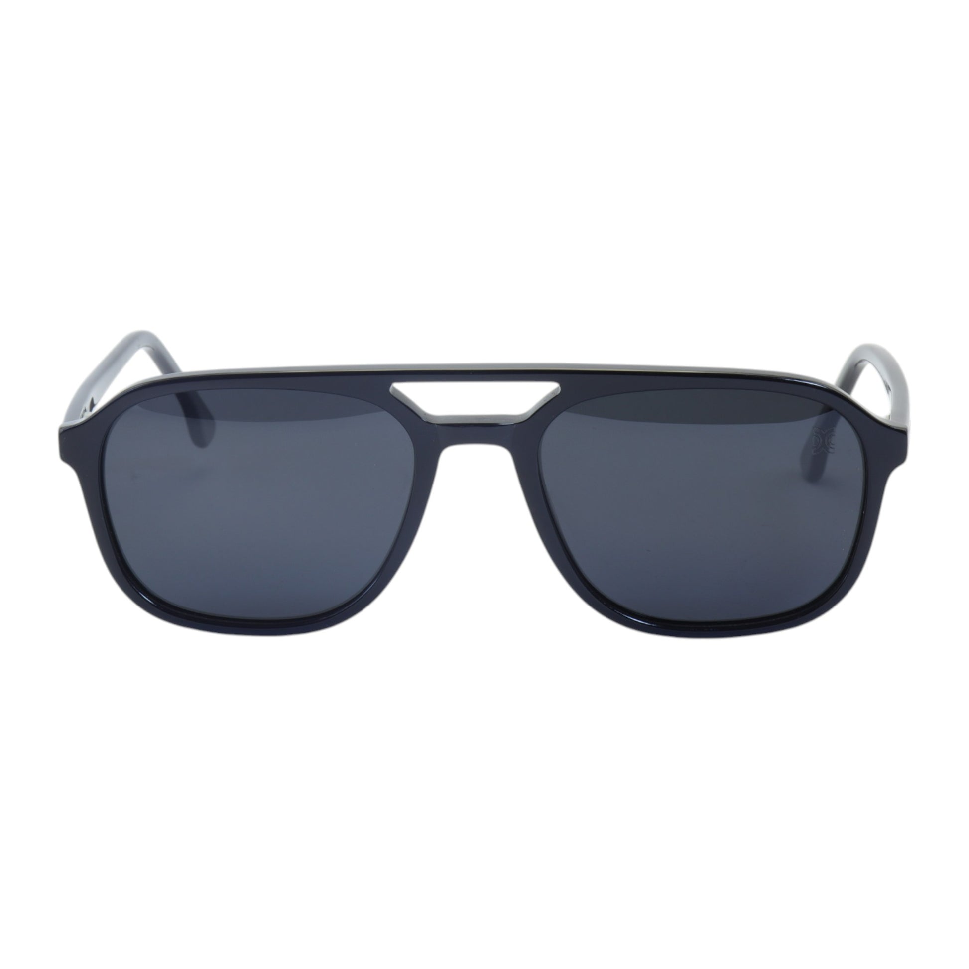 Óculos de sol acetato quadrado preto