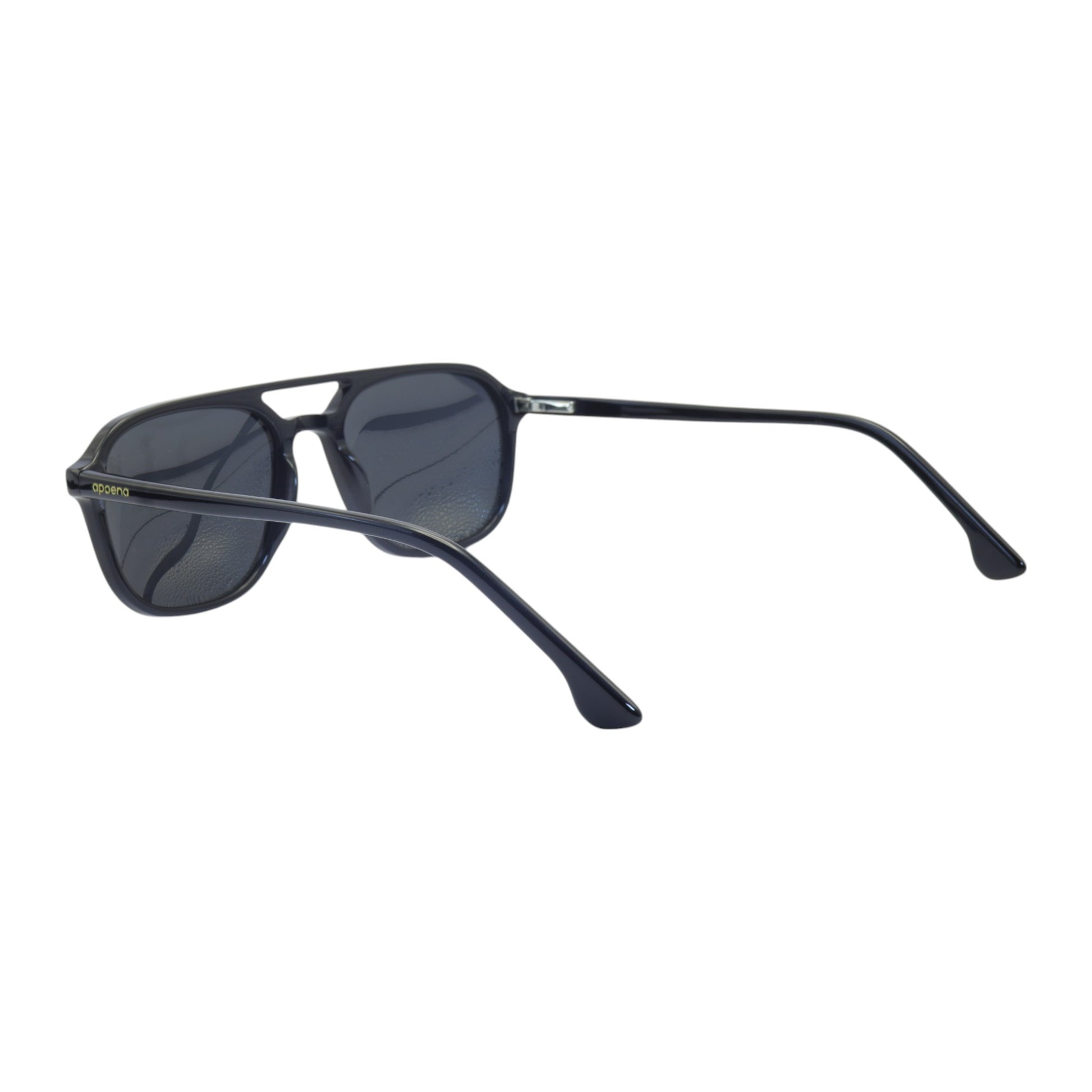 Óculos de sol acetato quadrado preto