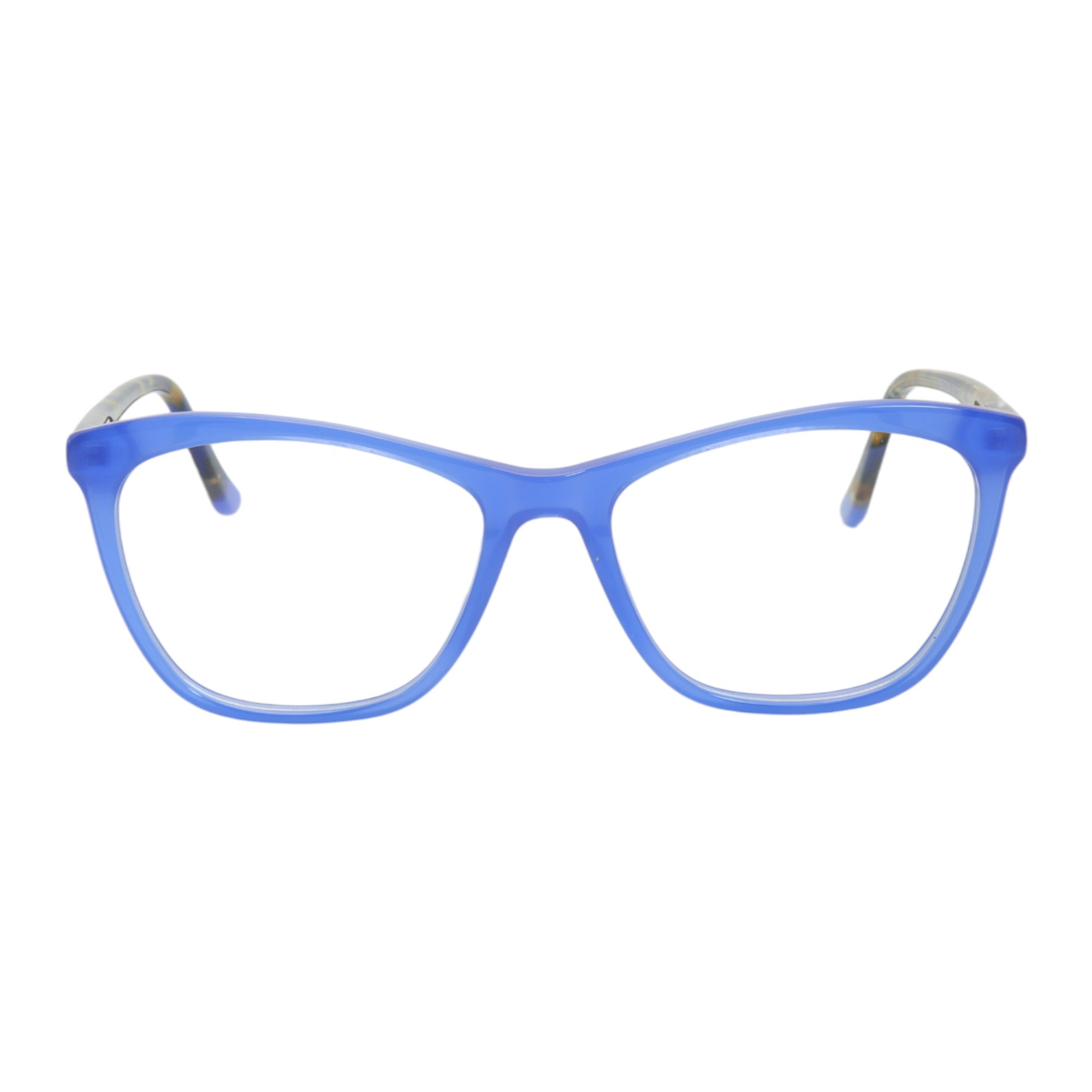 Armação para óculos de grau tr-90-nylon retangular azul