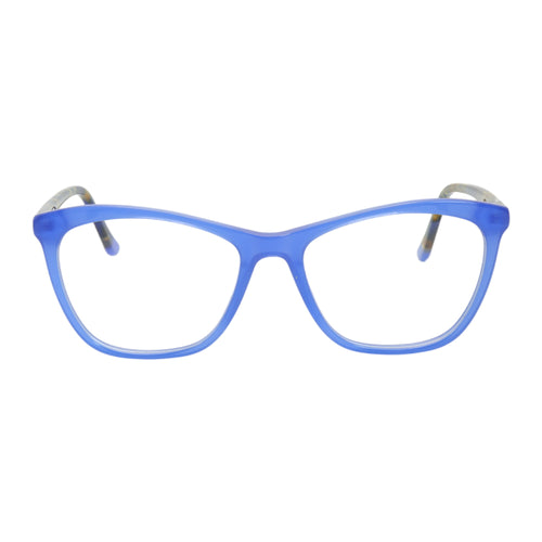 Armação para óculos de grau tr-90-nylon retangular azul