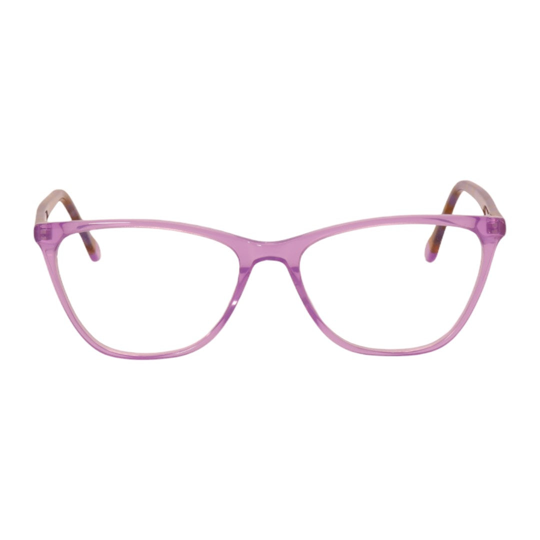 Armação para óculos de grau tr-90-nylon gatinho azul/ roxo