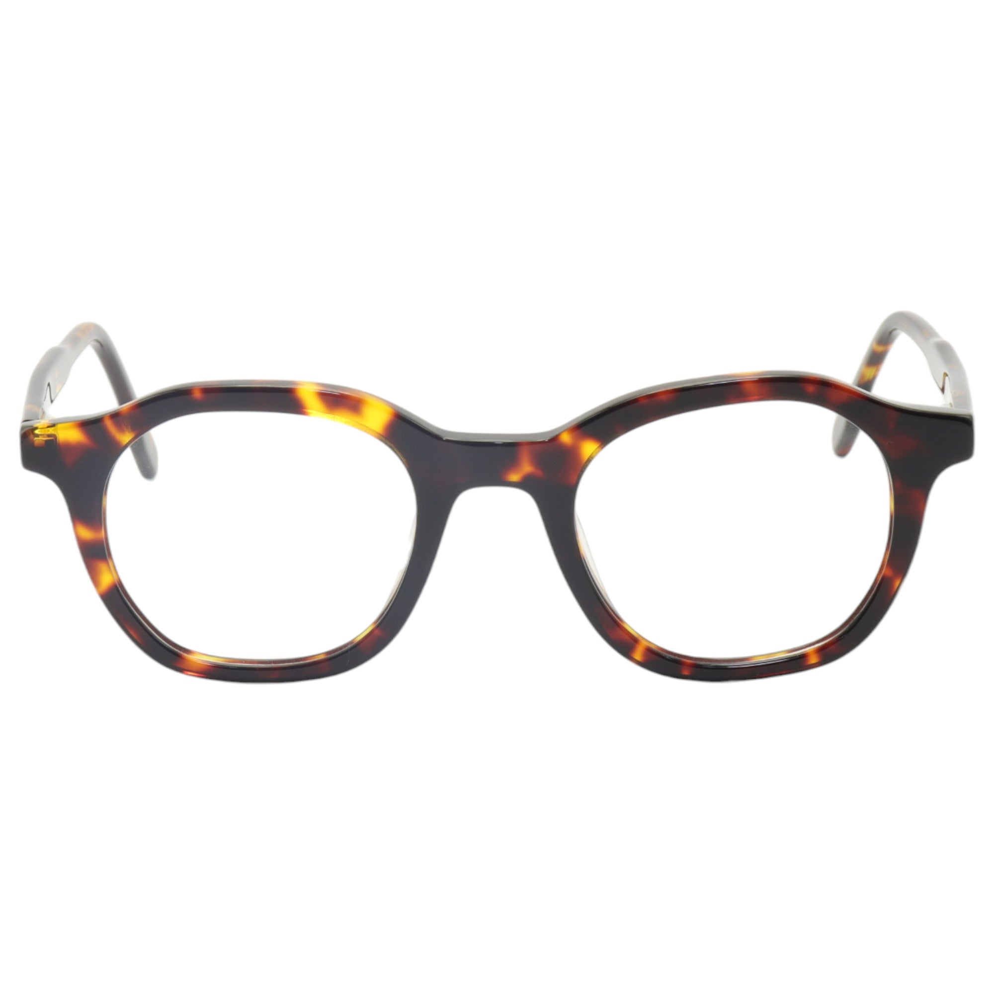 Armação para óculos de grau acetato quadrado roxo/ tartaruga