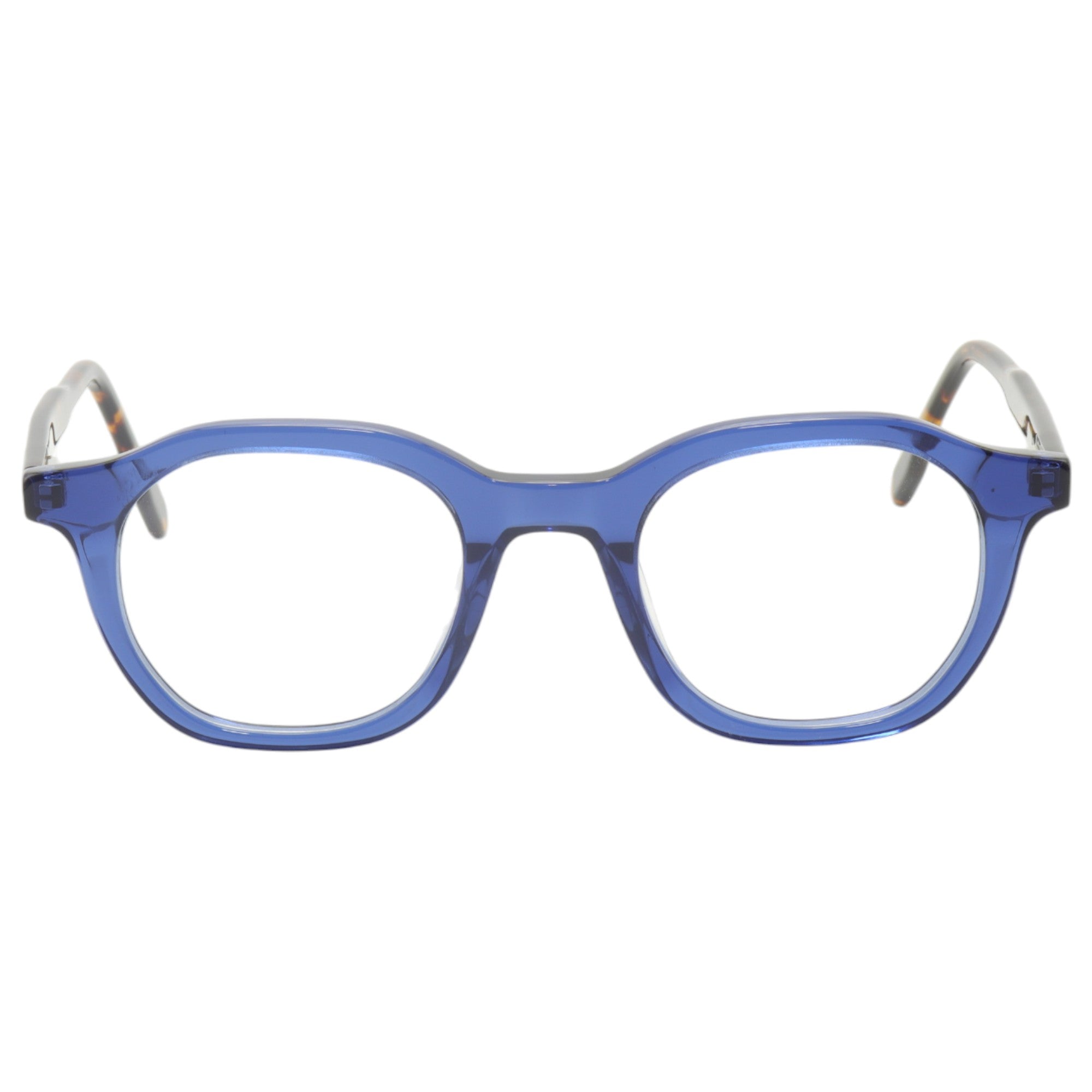 Armação para óculos de grau acetato quadrado roxo/ tartaruga