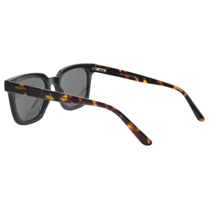Óculos de sol acetato quadrado azul/ preto