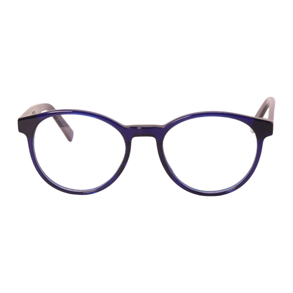 Armação para óculos de grau acetato redondo verde/ vinho/ azul