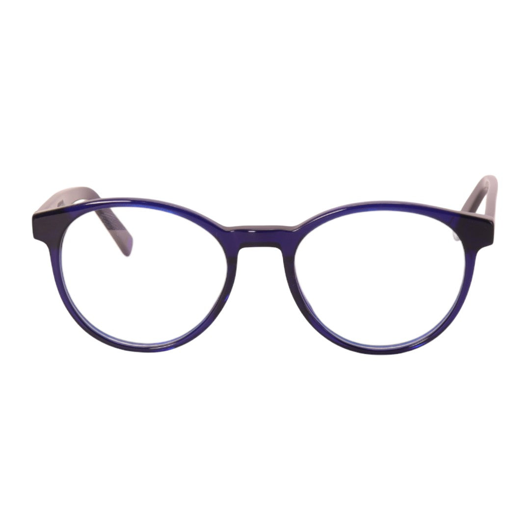 Armação para óculos de grau acetato redondo verde/ vinho/ azul