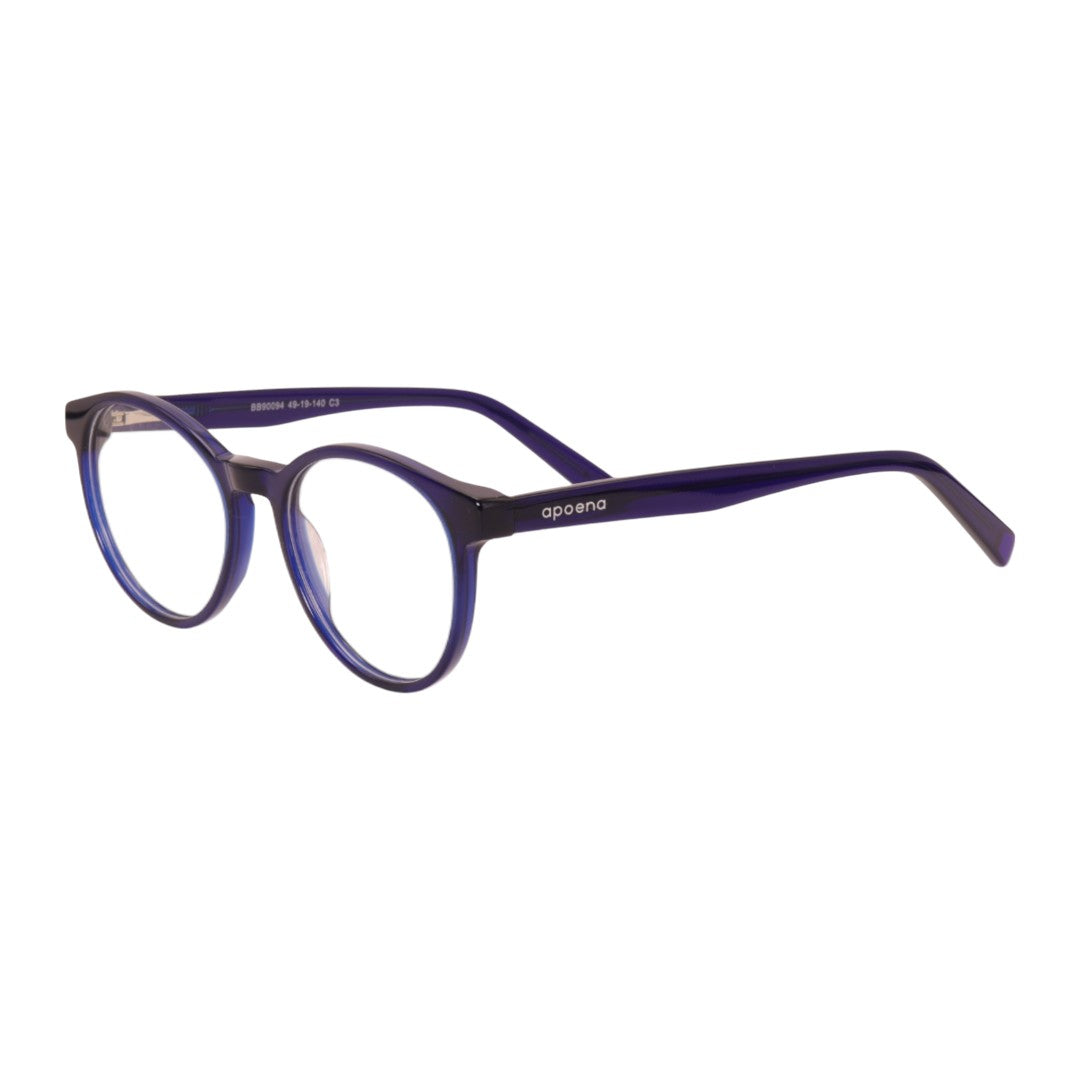 Armação para óculos de grau acetato redondo verde/ vinho/ azul