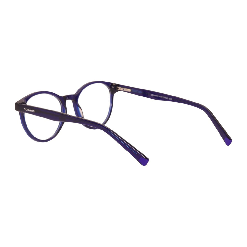 Armação para óculos de grau acetato redondo verde/ vinho/ azul