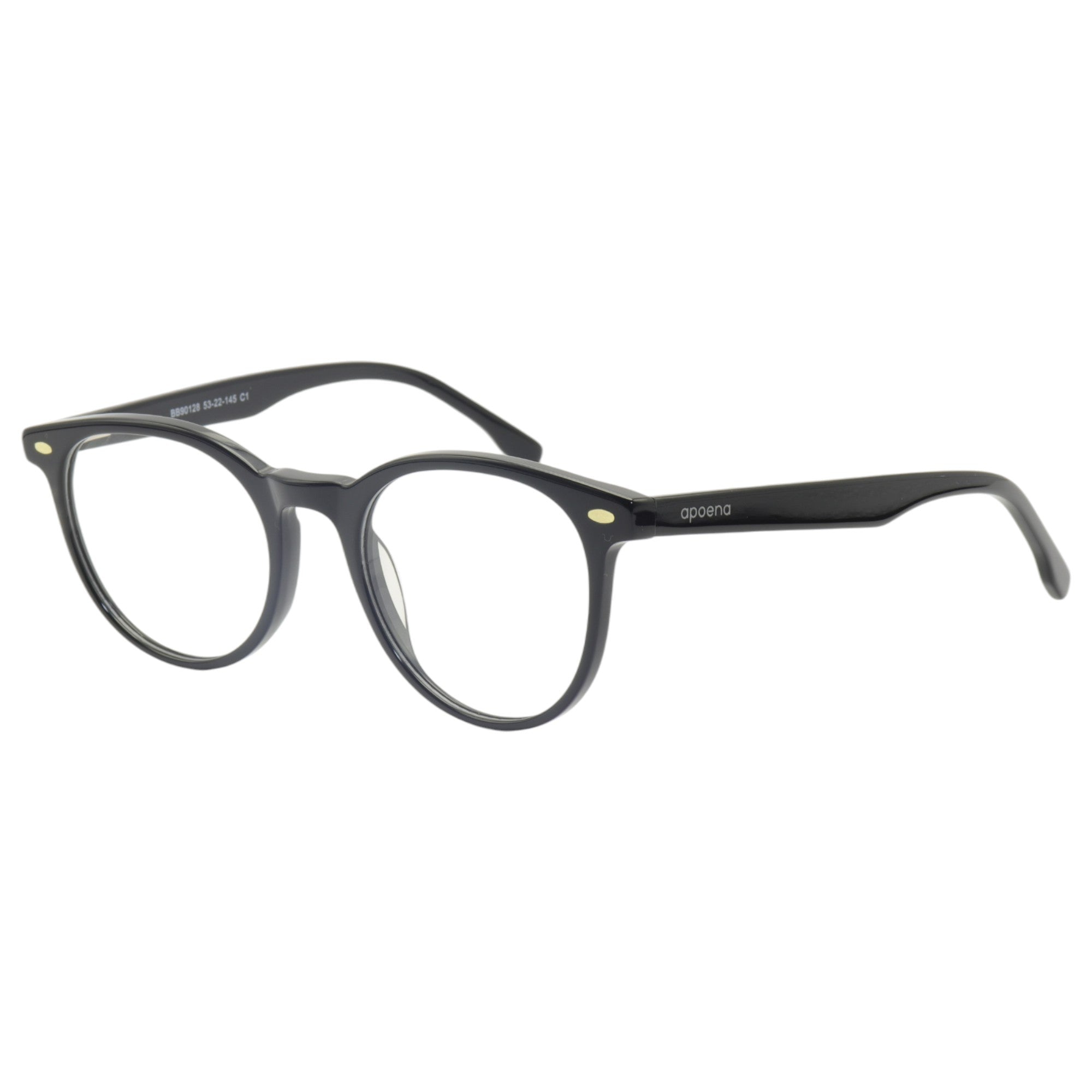 Armação para óculos de grau acetato gatinho tartaruga/ preto