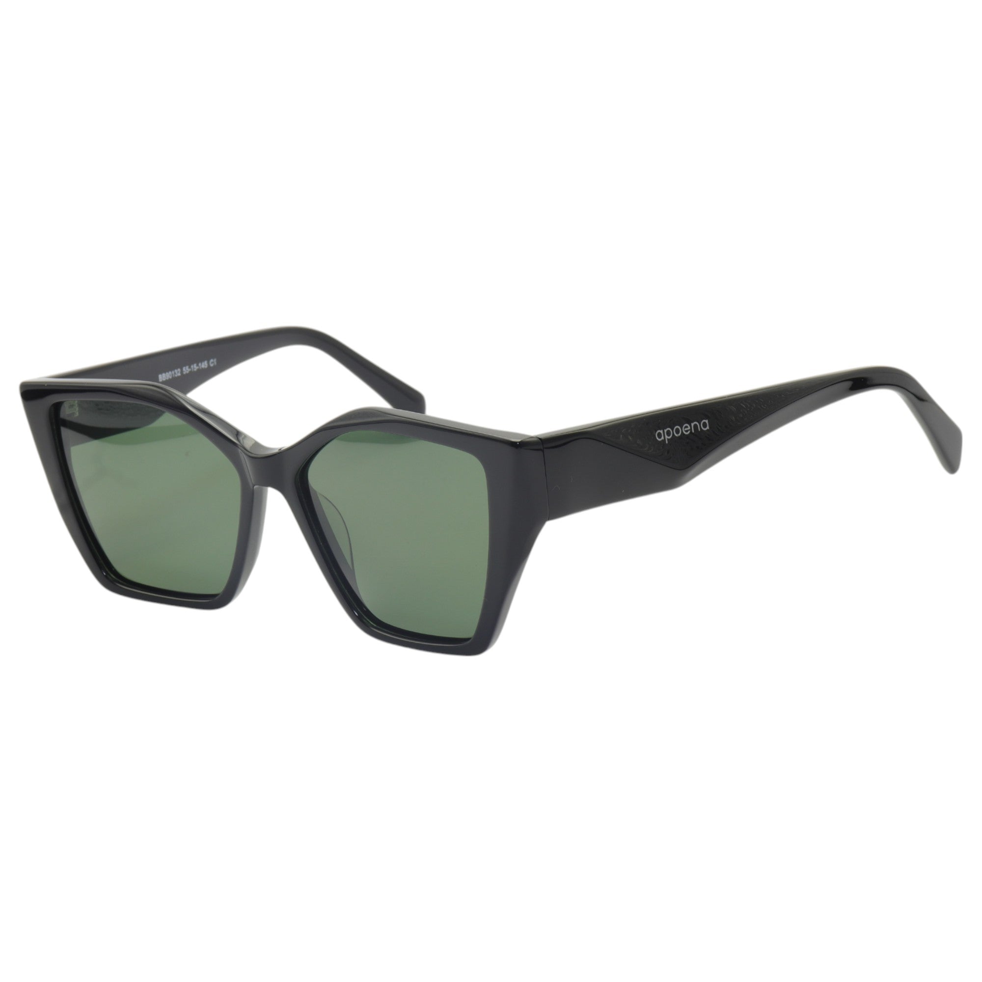 Óculos de sol acetato gatinho vermelho/ preto