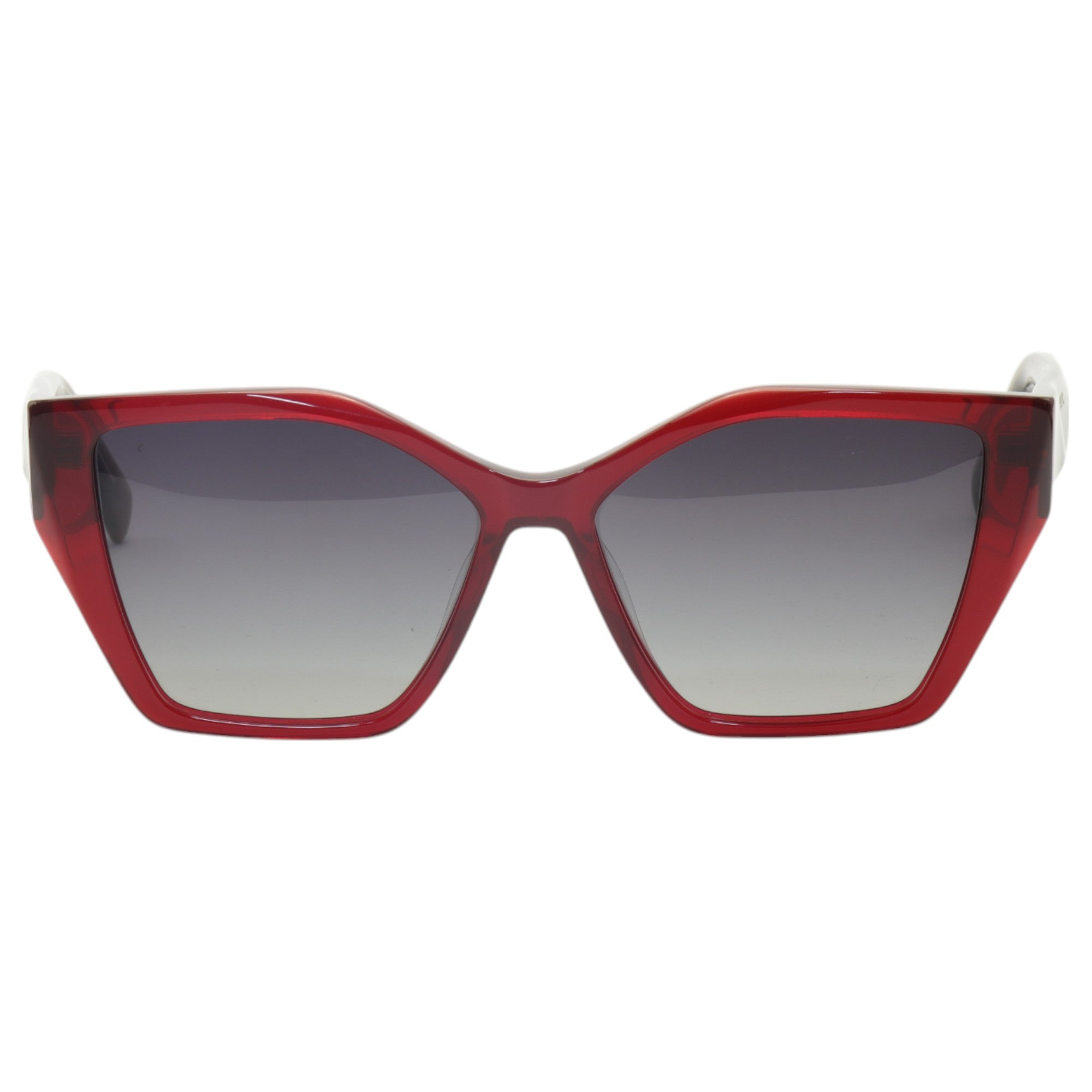 Óculos de sol acetato gatinho vermelho/ preto