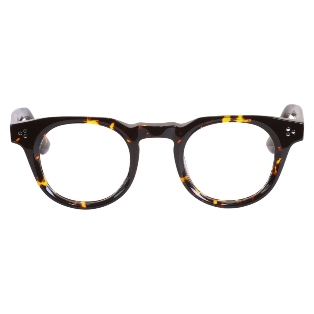 Armação para Óculos de Grau Redondo Acetato Tartaruga Unissex