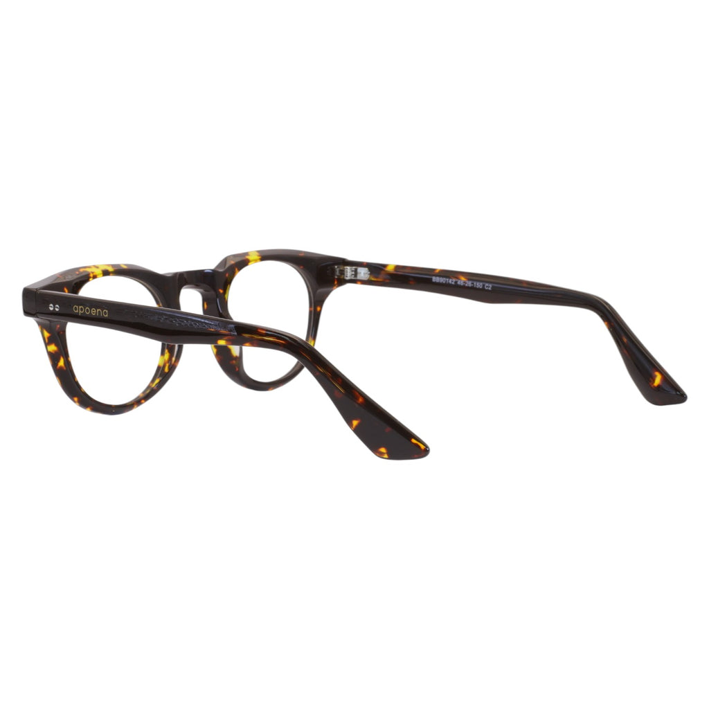 Armação para Óculos de Grau Redondo Acetato Tartaruga Unissex