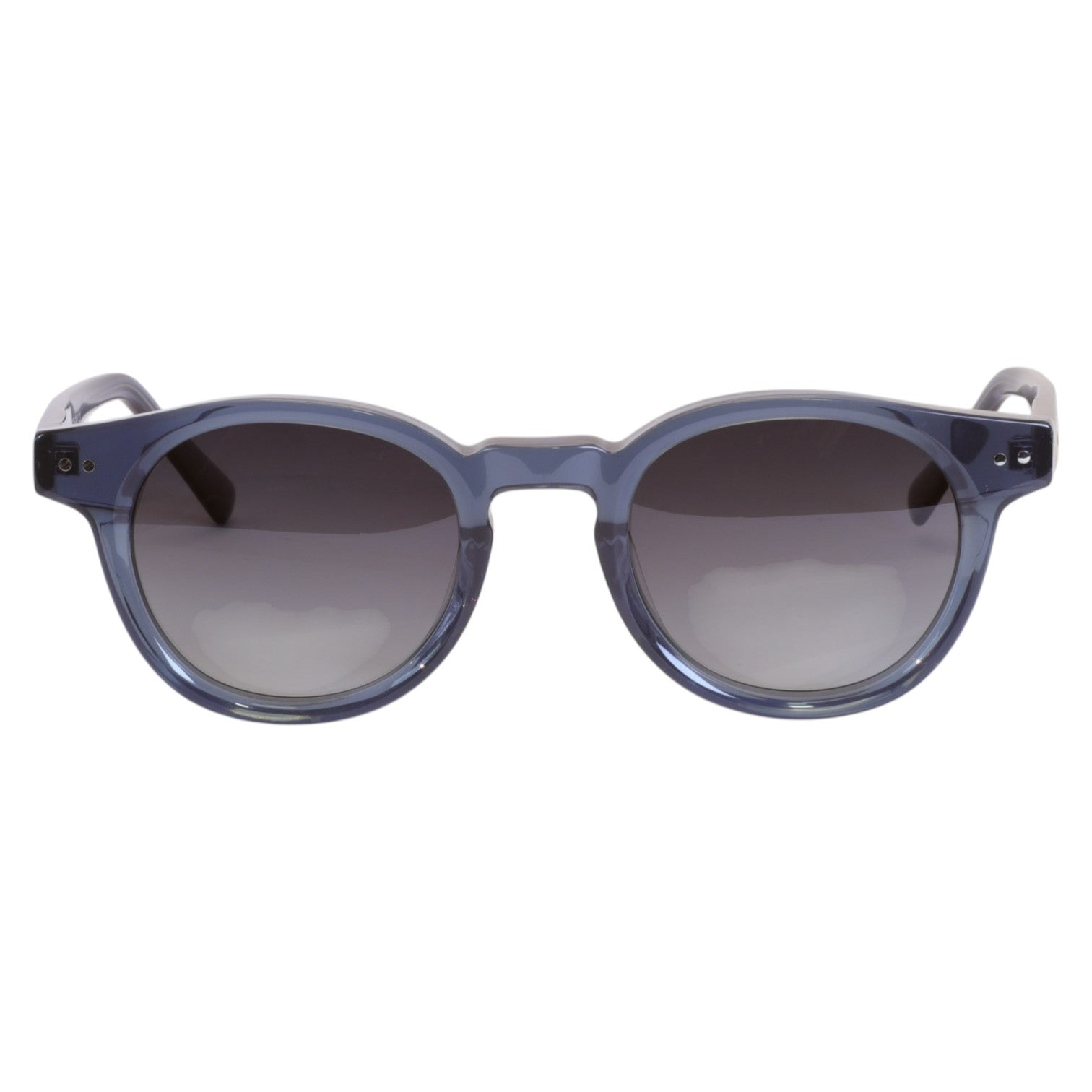 Óculos de Sol Redondo Acetato Roxo Translúcido Unissex