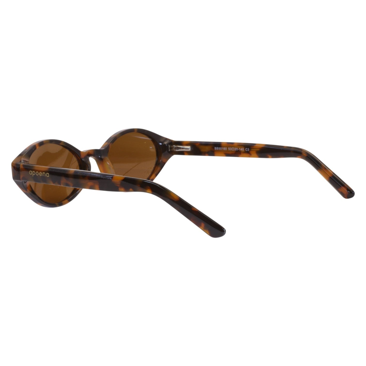 Óculos de Sol Oval Acetato Tartaruga Feminino