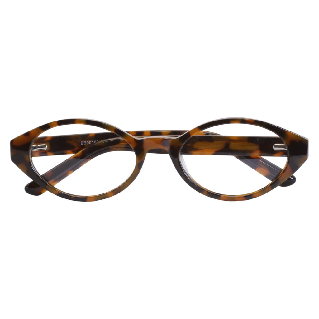 Armação para Óculos de Grau Oval Acetato Tartaruga Feminino