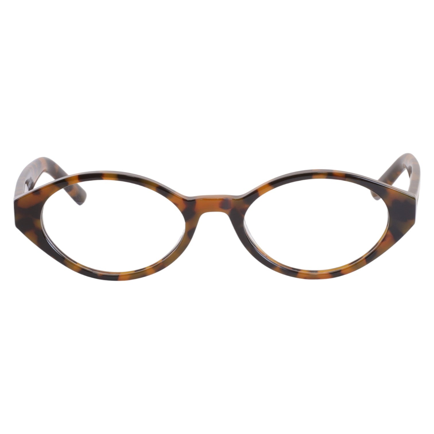 Armação para Óculos de Grau Oval Acetato Tartaruga Feminino