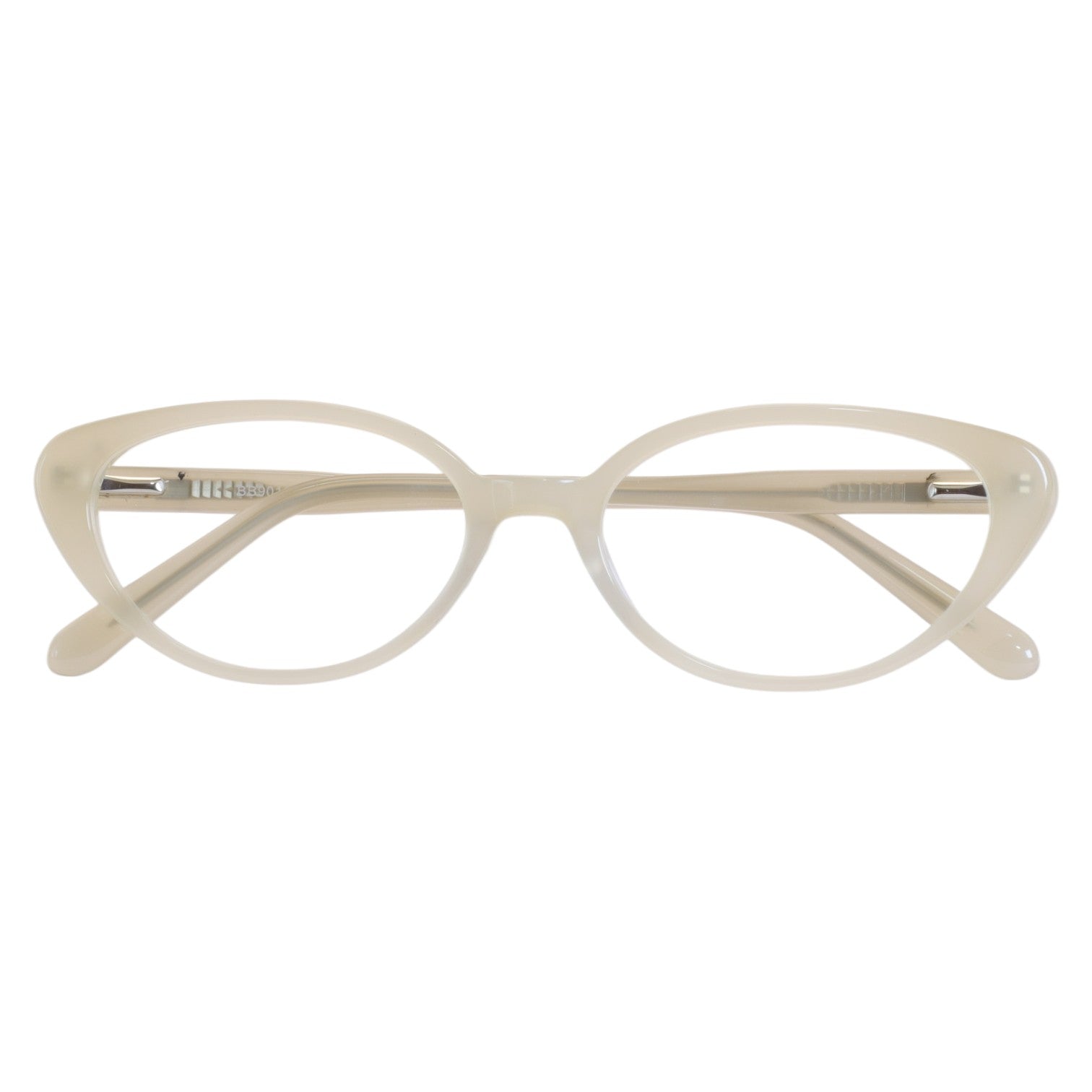 Armação para Óculos de Grau Oval Acetato Pérola Feminino