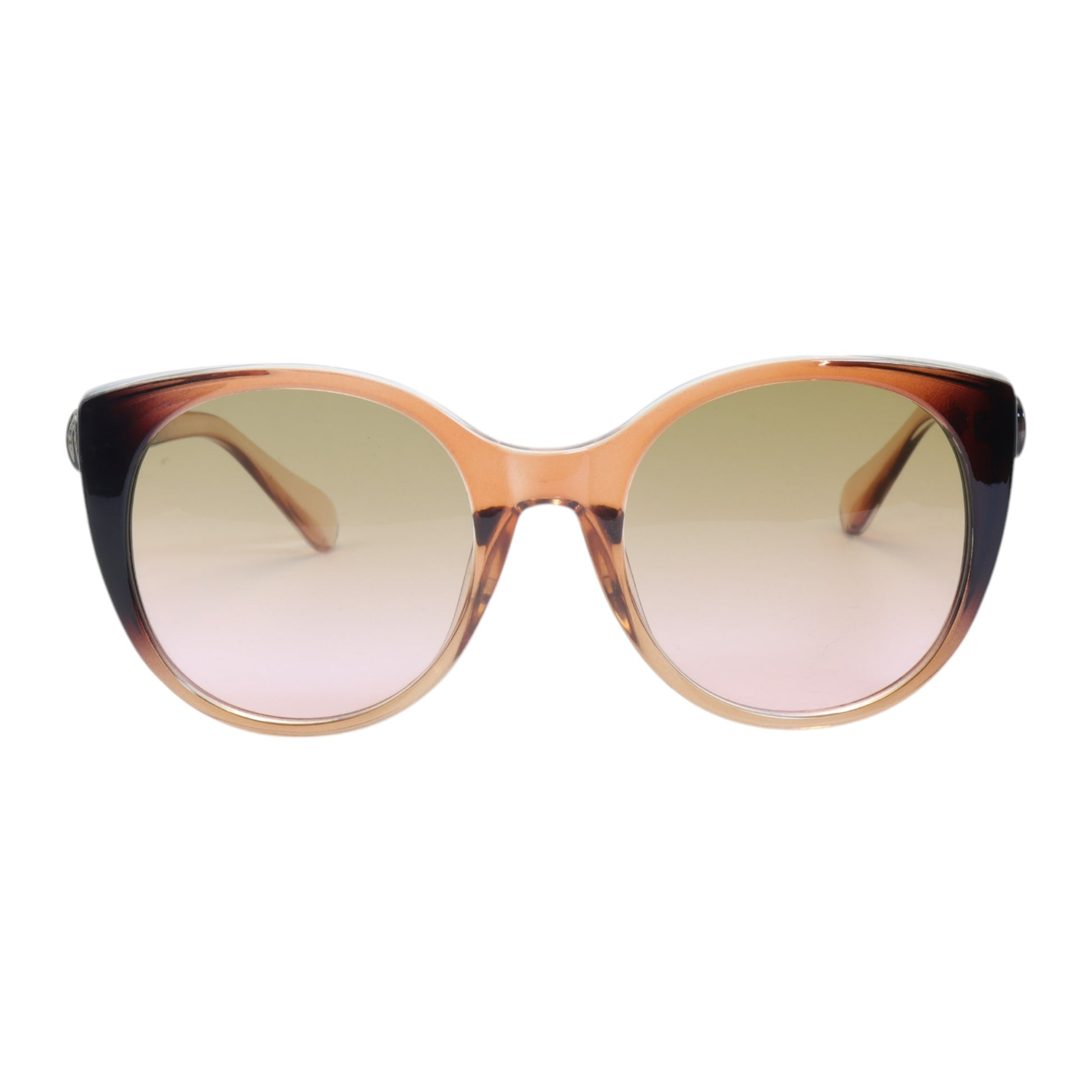 Óculos de sol tr-90-nylon redondo rosa
