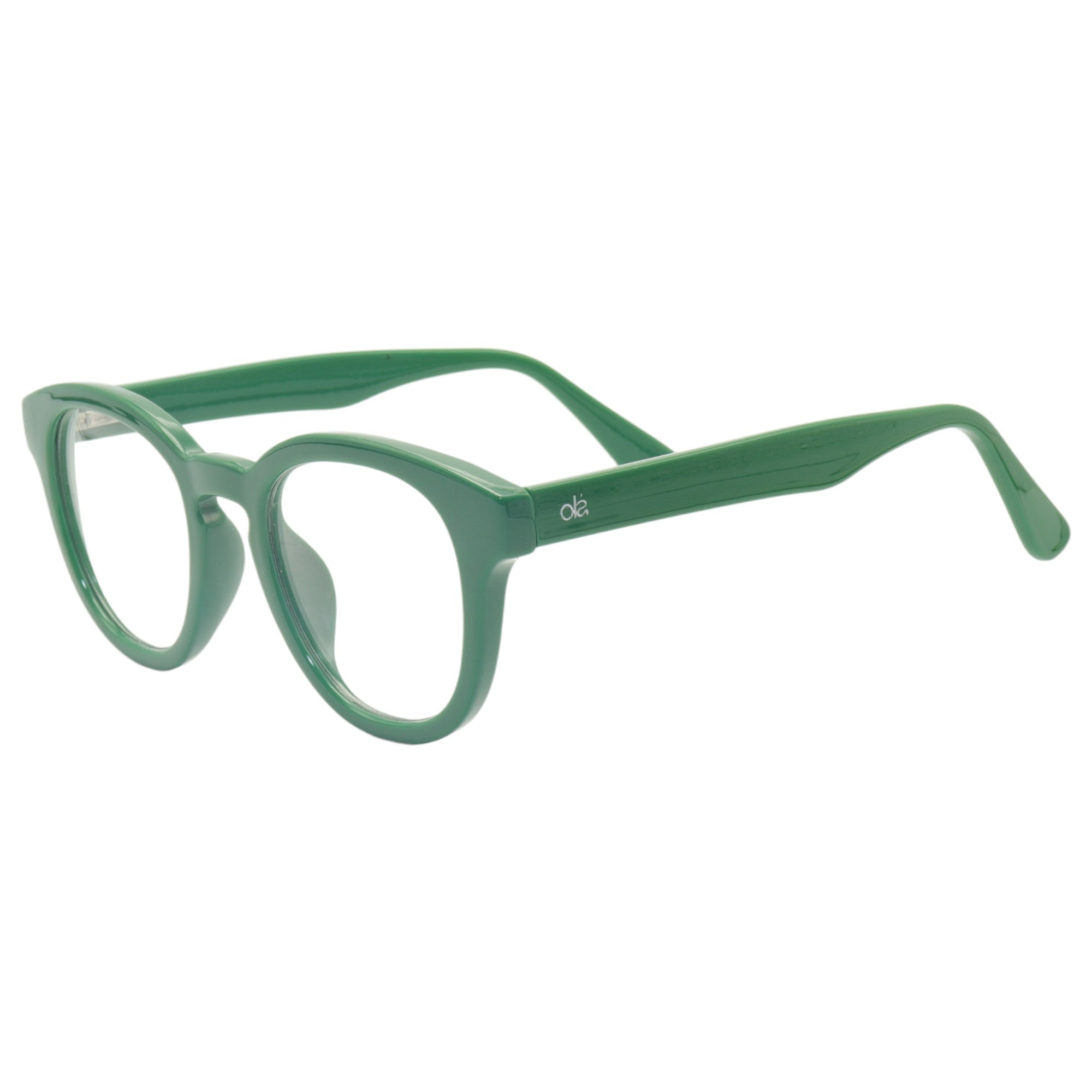 Armação para óculos de grau tr-90-nylon quadrado verde