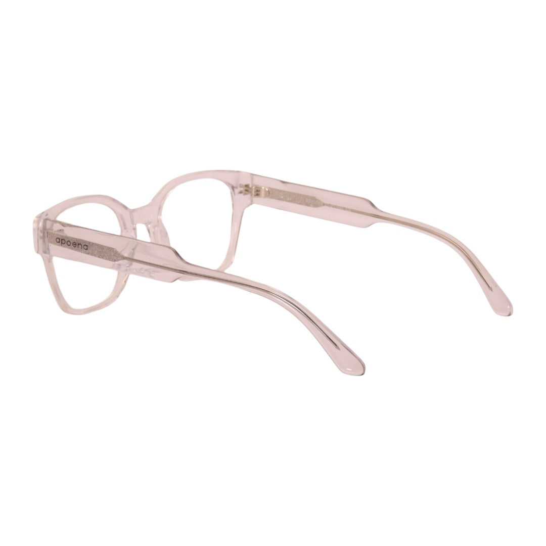 Armação para óculos de grau acetato retangular transparente