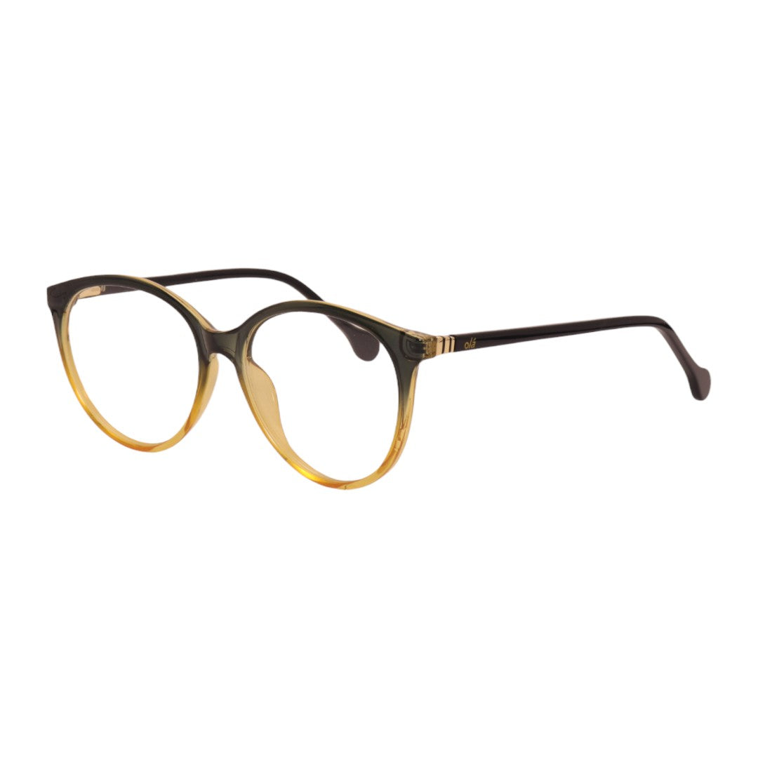 Armação para óculos de grau tr-90-nylon gatinho marrom
