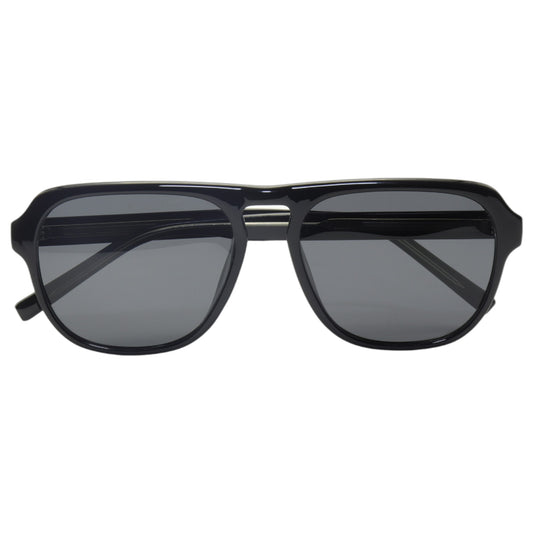 Óculos de sol acetato quadrado preto