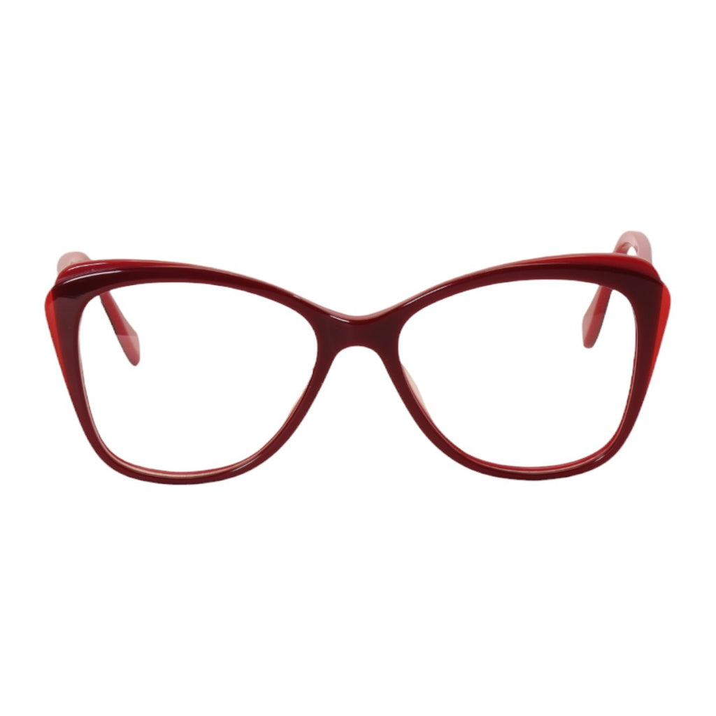 Armação para óculos de grau tr-90-nylon gatinho vermelho