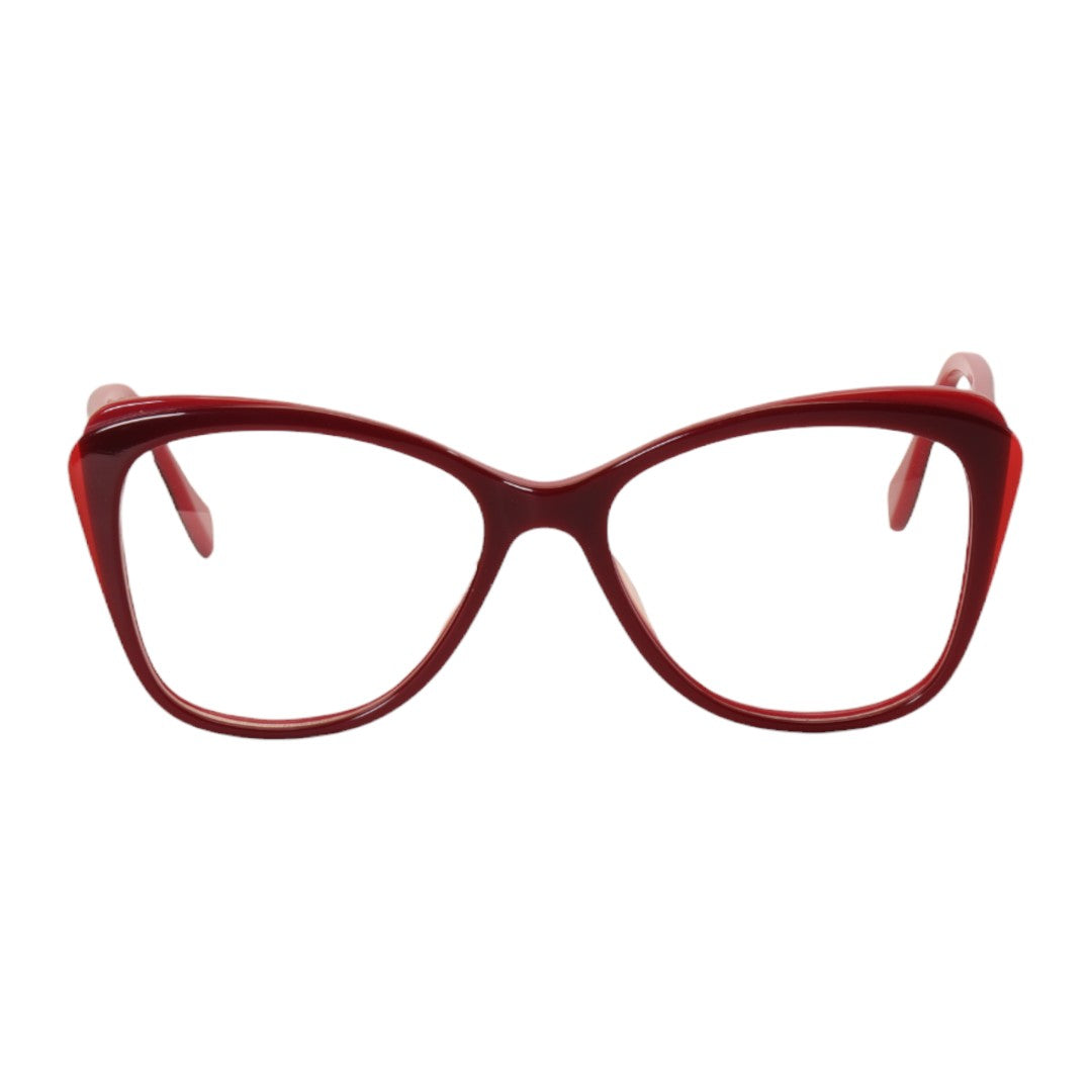Armação para óculos de grau tr-90-nylon gatinho vermelho