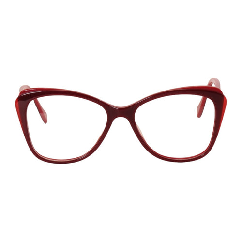 Armação para óculos de grau tr-90-nylon gatinho vermelho