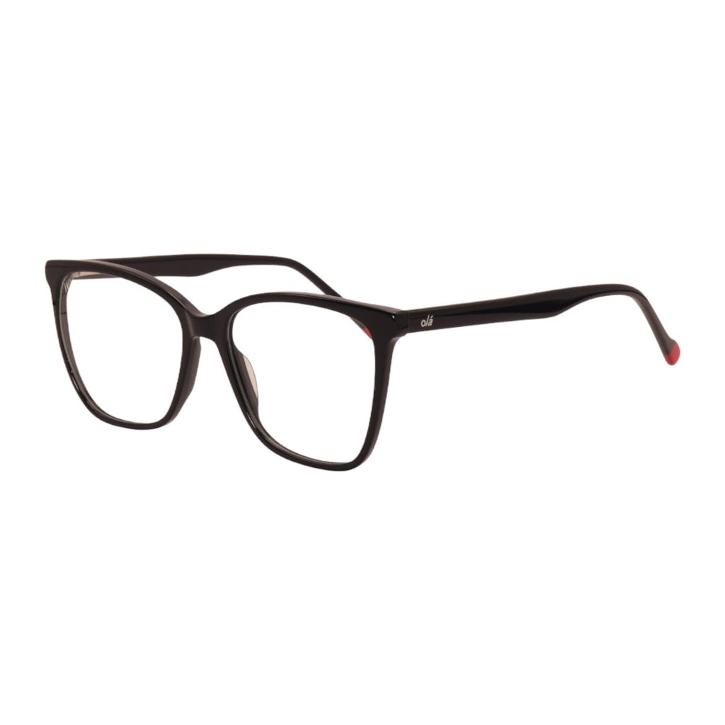 Armação para óculos de grau tr-90-nylon gatinho preto