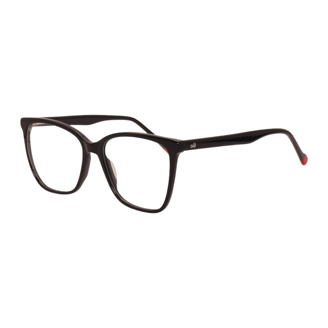 Armação para óculos de grau tr-90-nylon gatinho preto