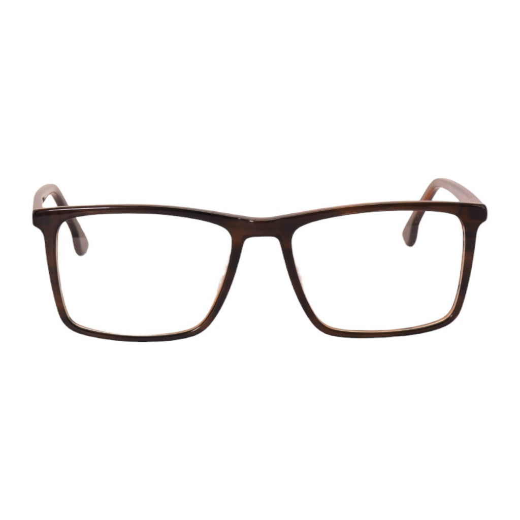 Armação para óculos de grau tr-90-nylon retangular preto/ grafite/ vermelho