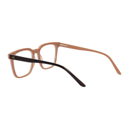 Armação para óculos de grau tr-90-nylon retangular preto