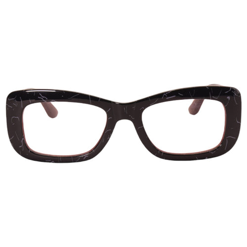 Armação para óculos de grau tr-90-nylon retangular preto