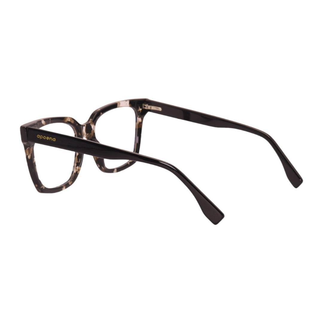 Armação para óculos de grau acetato quadrado rosa/ tartaruga