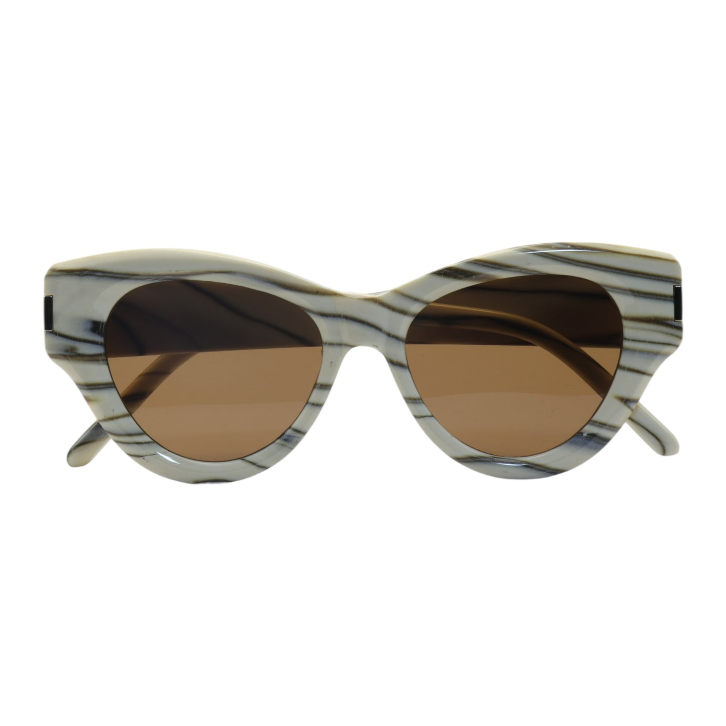 Óculos de sol tr-90-nylon gatinho marrom/ branco/ rosa/ preto
