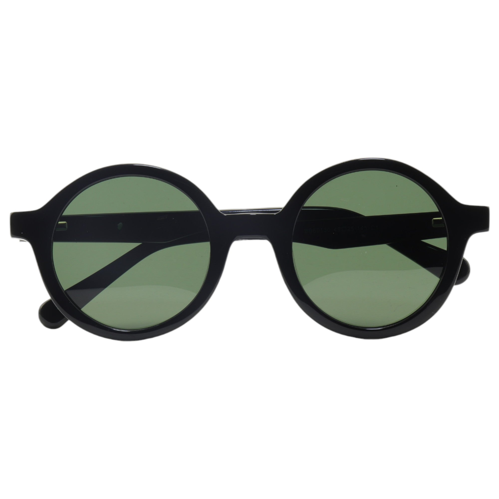 Óculos de sol acetato redondo preto/ rosa
