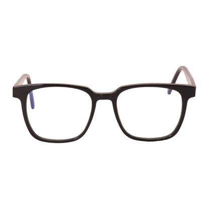 Armação para óculos de grau tr-90-nylon quadrado preto/ grafite