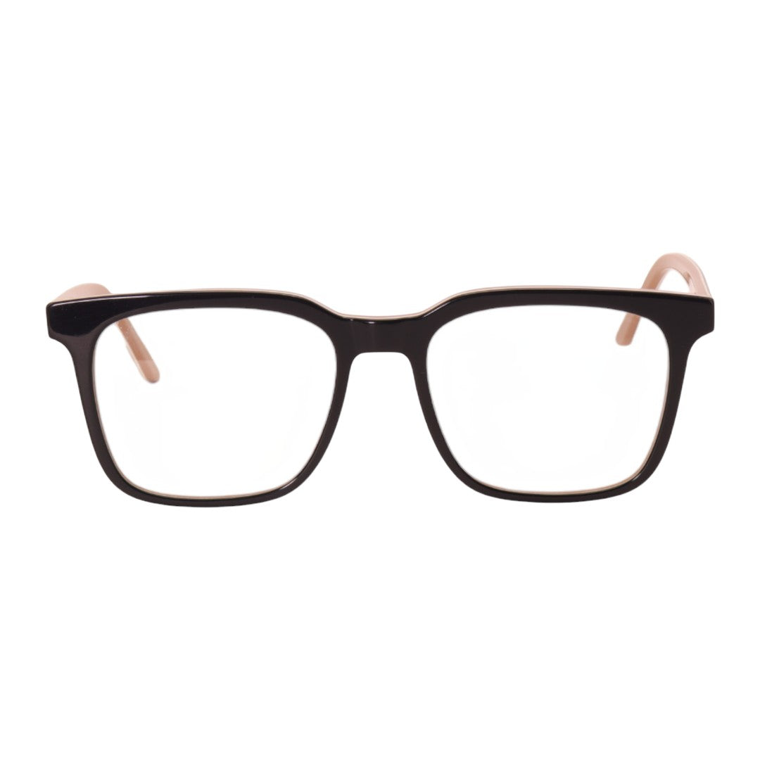 Armação para óculos de grau tr-90-nylon retangular preto