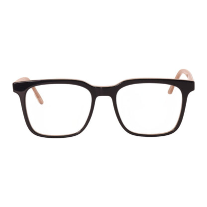 Armação para óculos de grau tr-90-nylon retangular preto
