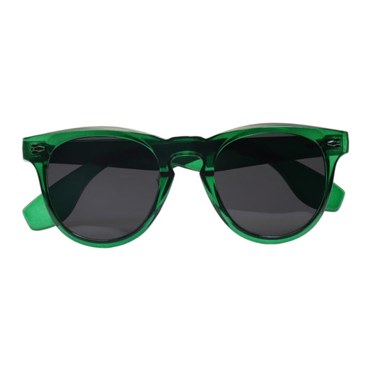 Óculos de sol tr-90-nylon redondo verde