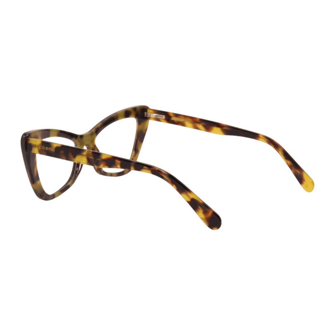 Armação para óculos de grau acetato gatinho tartaruga/ vermelho