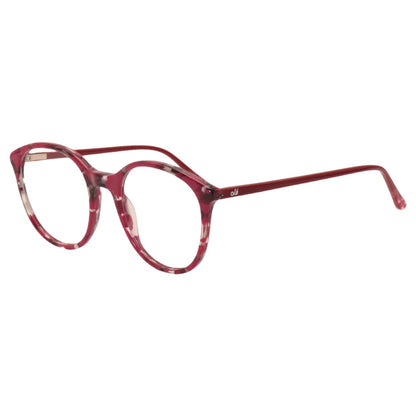 Armação para óculos de grau tr-90-nylon redondo vermelho