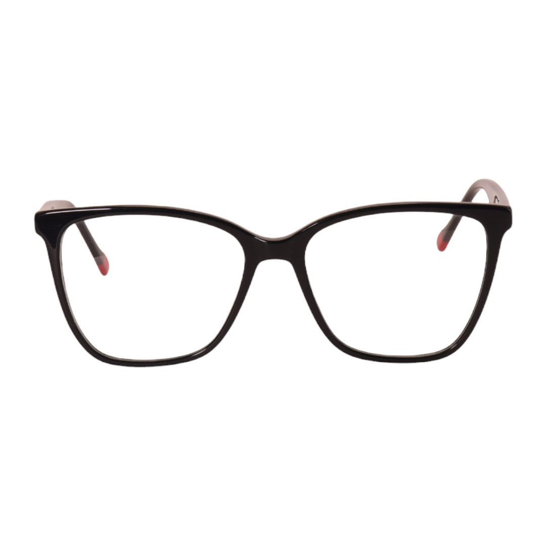 Armação para óculos de grau tr-90-nylon gatinho preto