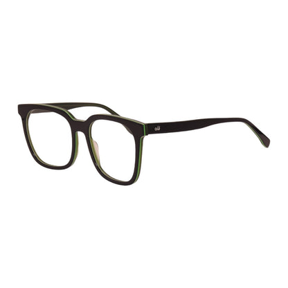 Armação para óculos de grau tr-90-nylon quadrado azul/ verde