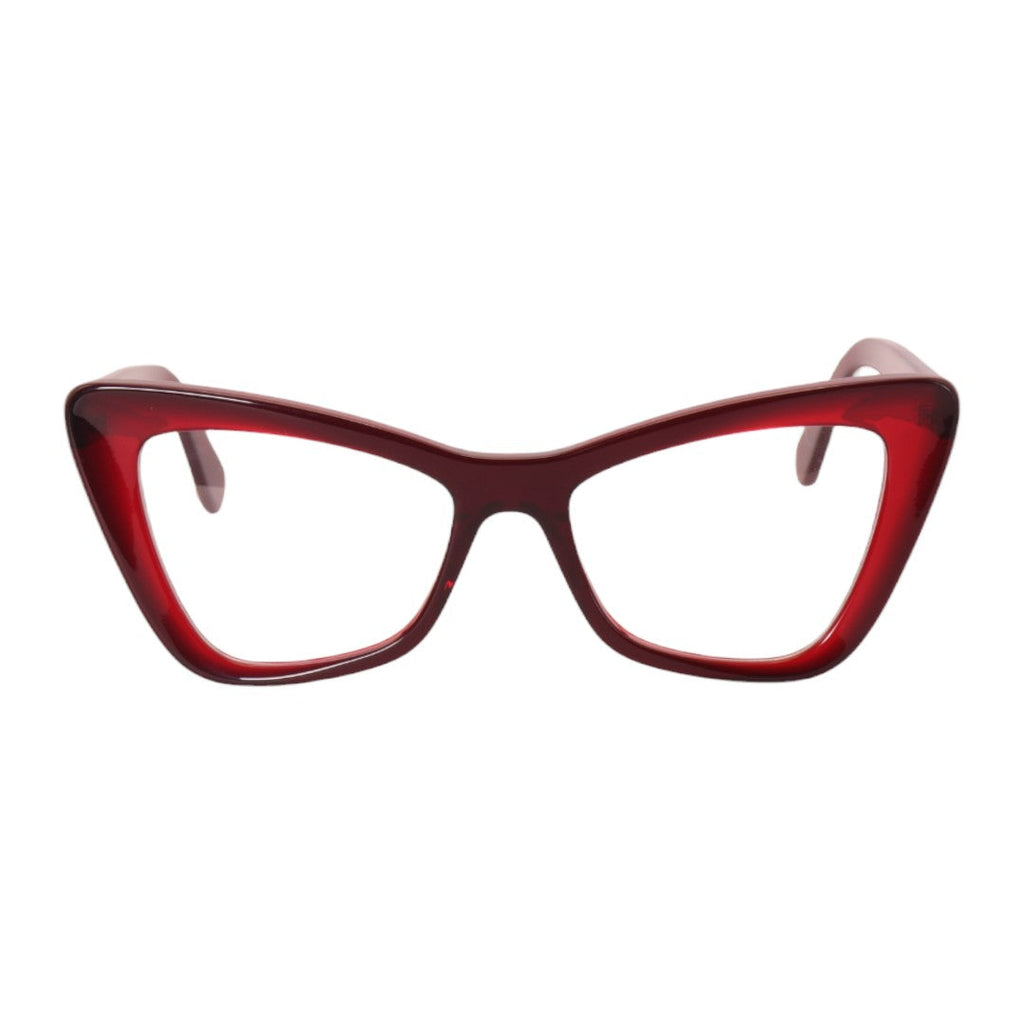 Armação para óculos de grau acetato gatinho tartaruga/ vermelho
